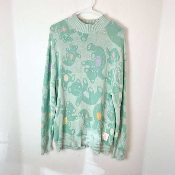 Teddy Fresh Sweaters - Teddy Fresh Falling Bears Pastel Sweater XL